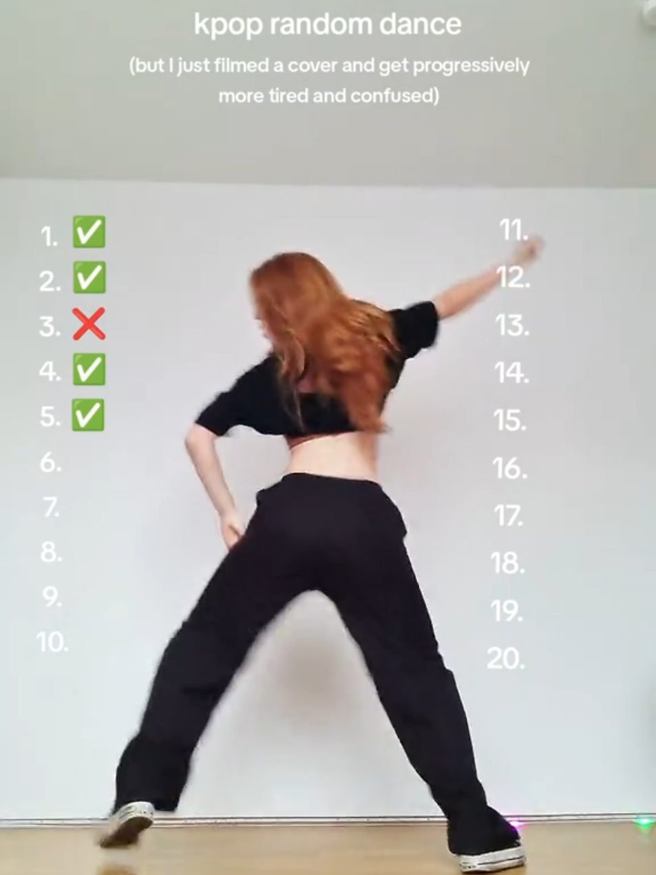 how many did you know??👀 I was so tired by the end😭 #dancer #dancechallenge #kpop #kpopfyp #kpopdance #randomdancechallenge #kpoprandomdance #kpoprandomdancechallenge #aespa #ateez #straykids #illit #seventeen #meovv #enhypen #lesserafim #newjeans 