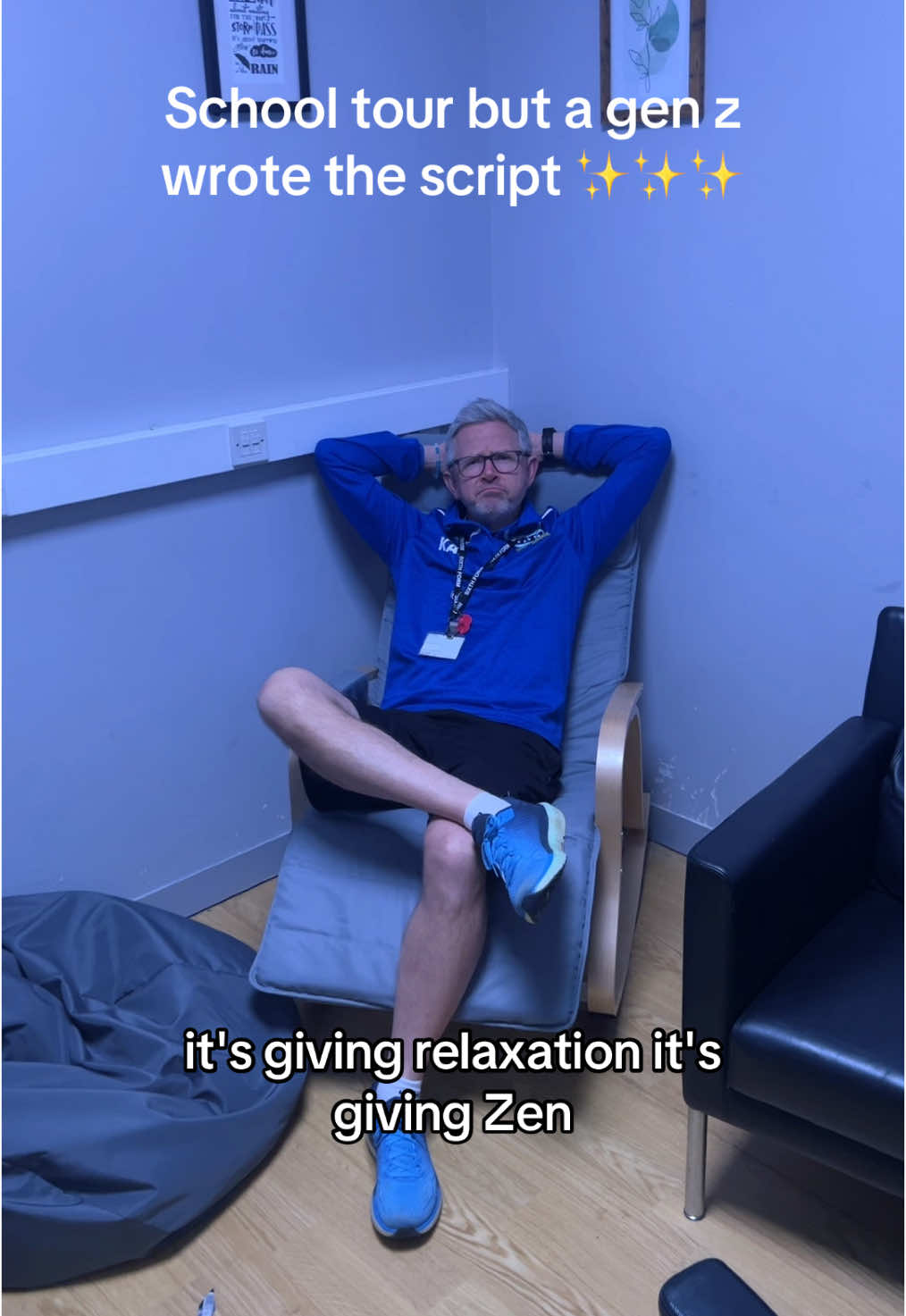 Mr A is just a chill guy #tgssixthform #fyp #genz #genzvsmillenial 