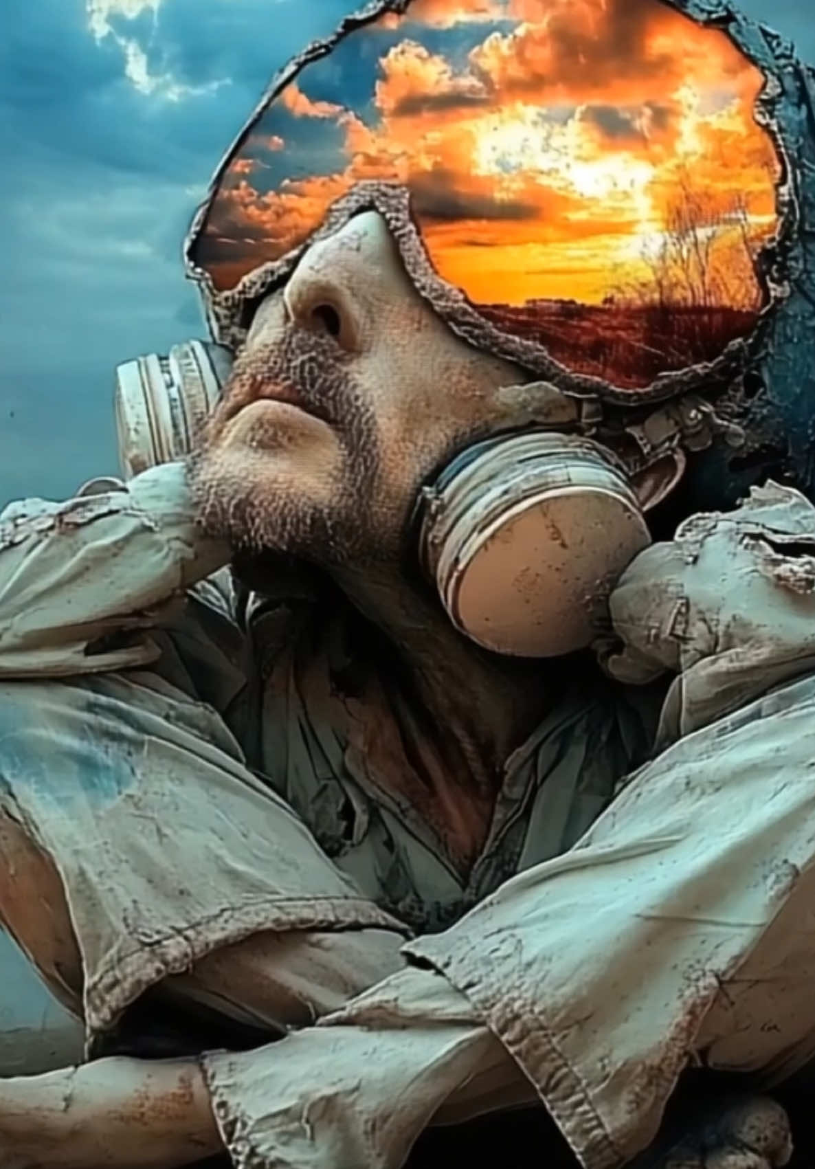 Close Your Eyes ~ #theend #aworldbeyond #midjourney #aiart #viral_video #lumadreammachine #surrealism #surrealart 