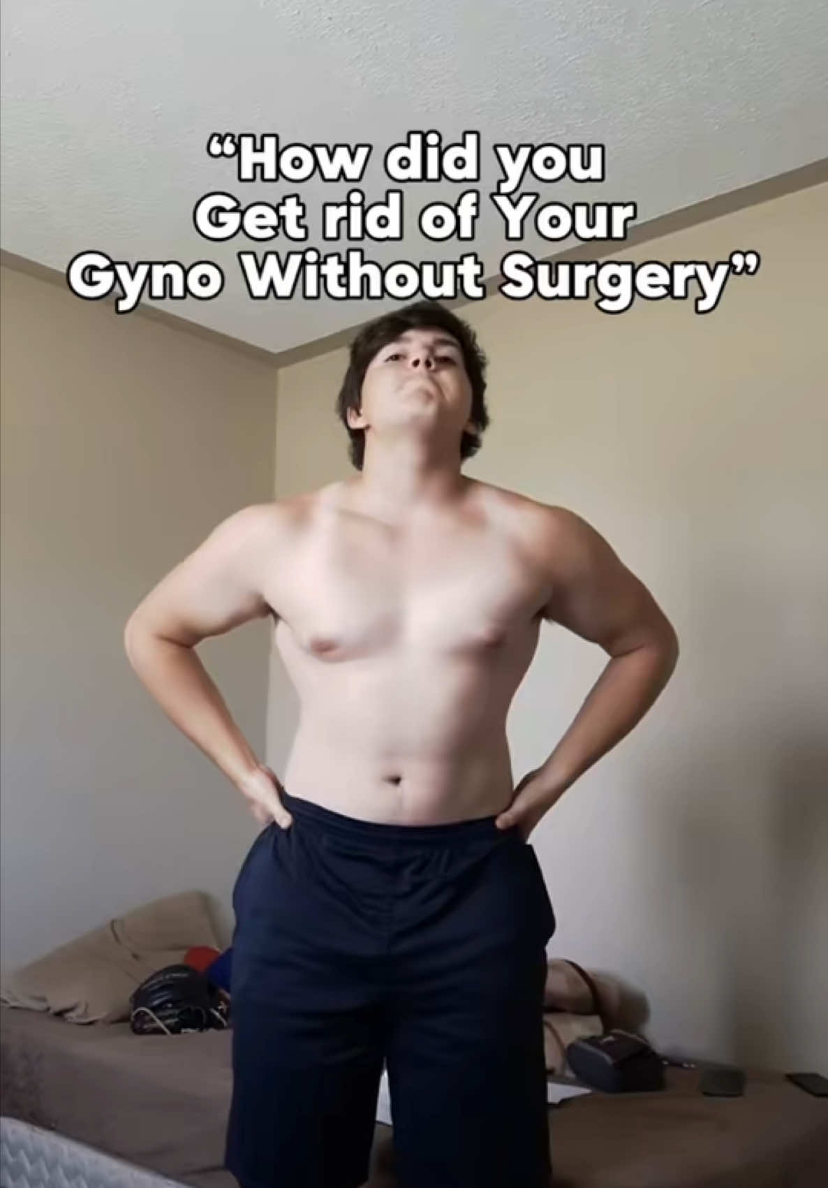 Destroy Your Puffy Nipples For Good ⬇️ The root cause of gyno can be attributed to the imbalance of the hormones estrogen and progesterone. The following methods help correct the hormonal imbalance.  1️⃣ Reduce your body fat percentage to below 15%. The less body fat you have, the less testosterone is converted to estrogen via the aromatase enzyme which is largely found in fat tissue.  2️⃣ Reduce your exposure to xenoestrogens which can mimic the effect of estrogen in the body. They can commonly be found in body and skin care products, laundry detergents, liquid enclosed in plastics and processed foods.  3️⃣ Switch to organic and/or grass fed dairy and meat. Normal quality dairy and meat contains antibiotics and added hormones to help the animals produce more milk and meat which results in more estrogen and hormone disruptors being found in these products.  4️⃣ Supplement with hormone optimizing supplements such as vitamin d3 + k2, magnesium glycinate, krill oil, dim and turmeric.    For my exact gyno killing protocol I personally used, I am running a 50% sale on my Man Boobs to Greek God ebook ————-> LINK IN BIO #nicophysique #FitTok #fatloss