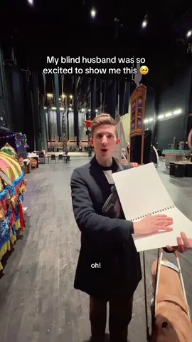 Why doesn’t every theater do this?? #blind #braille #disabilitytiktok 