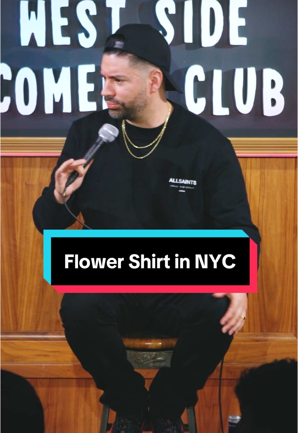 Flower Shirt in NYC #standup #jokes #crowdwork #standupcomedy #nyc #dominican #ecuador 