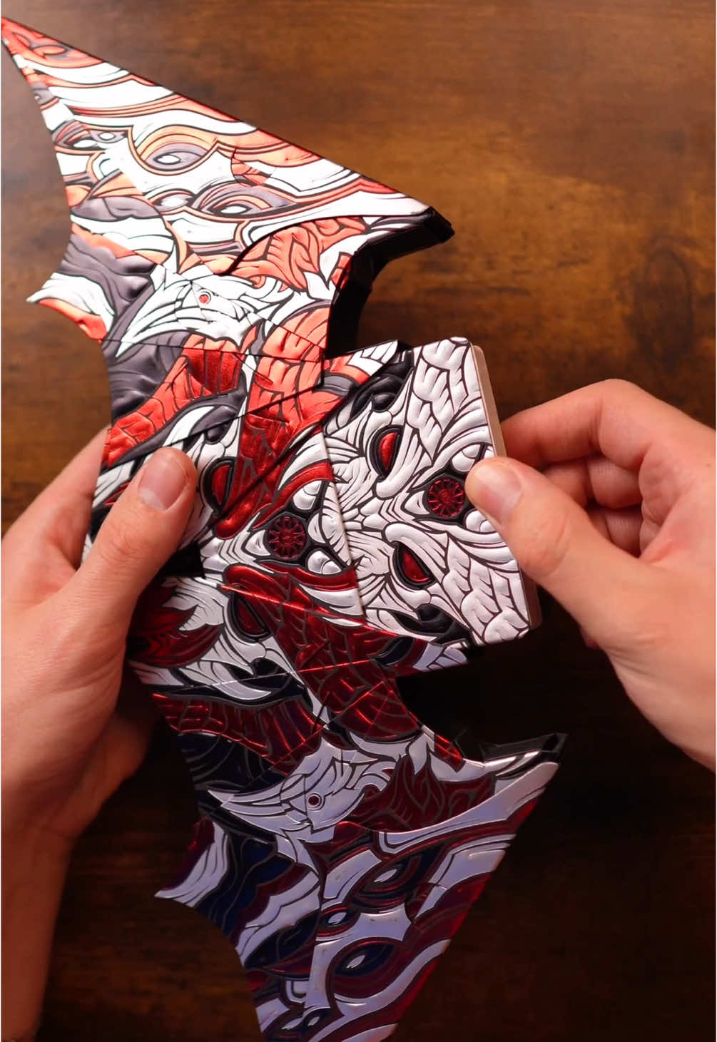 POV Shuffling Demon Playing Cards #demon #demons #demonslayer #demonslayeredit #shuffle #shuffles #shuffling #shuffledup #pov #skill #skills #thedudewithcards #satisfying #foryoupage #fup #fyp 