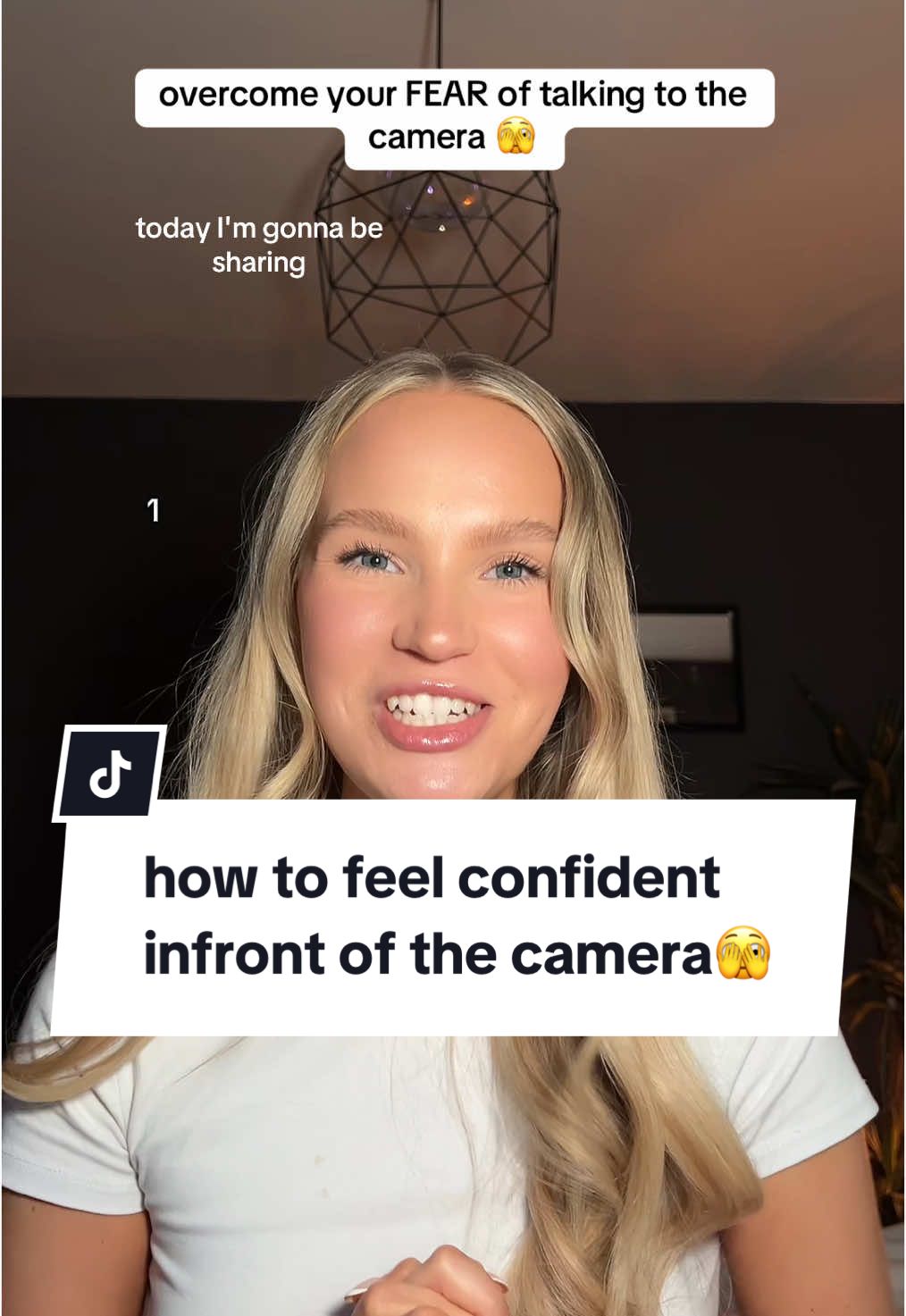 tips I wish I knew SOONER for talking to the camera confidently #overcomingfear #talkingtocamera #contentcreationtips 