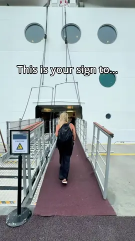 This is your sign to stop wasting time, stop overthinking, stop dreaming, and actually book that next adventure 🚢✨  Have you been on a cruise?! If so, where?! Let us know👇🏼 @MSC Cruises Official  #cruise #msc #mscdivina #cruiselife #coupletravel 