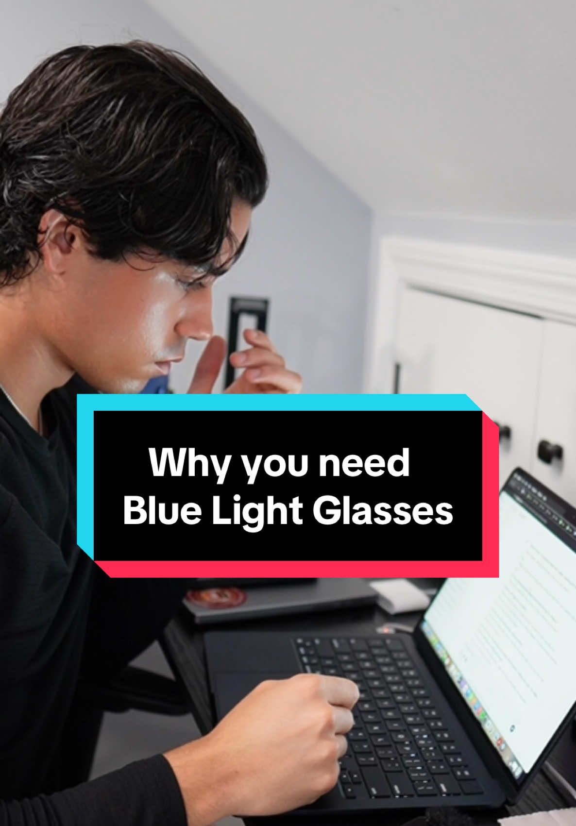 Why you need blue light glasses 👓 #marcosphilip #mensselfcare #bluelight #bluelightblockingglasess #bluelightglases 
