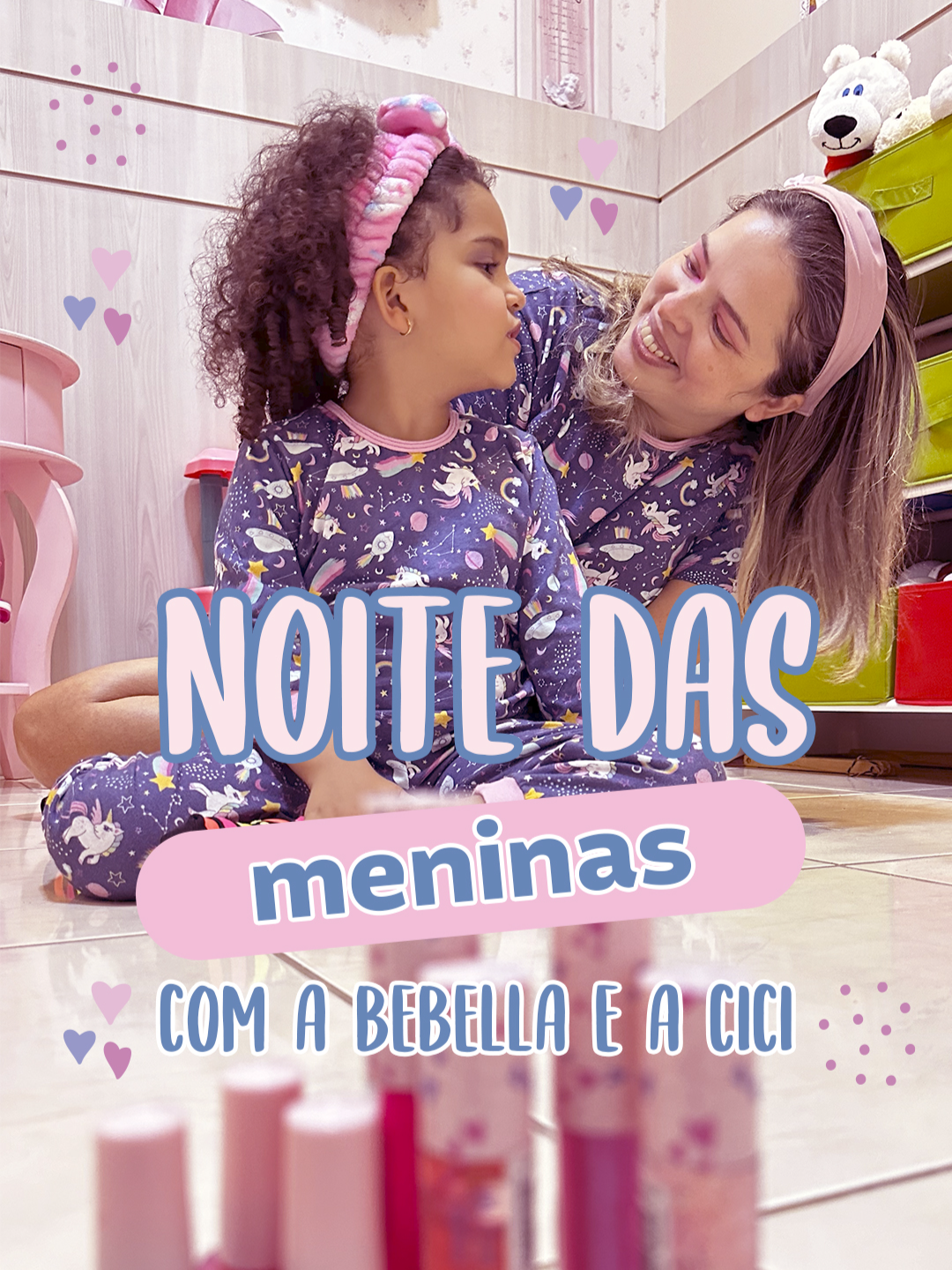 A Cici e a Bebella tiveram uma noite mágica das meninas, cheia de risadinhas e momentos especiais de mãe e filha. Elas se divertiram tanto que parecia um sonho de maquiagem e fofura! 💖 #foruyou #maquiagem #maternidade #maquiageminfantil #maedemenina