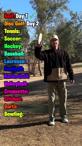 Day 2 of making a par with EVERY sport!! We are onto disc golf! #discgolf #golf #frisbee #golfer #disc #golfing #golfisfun
