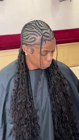 Wheww this took me outt 😩 #fyp #braids