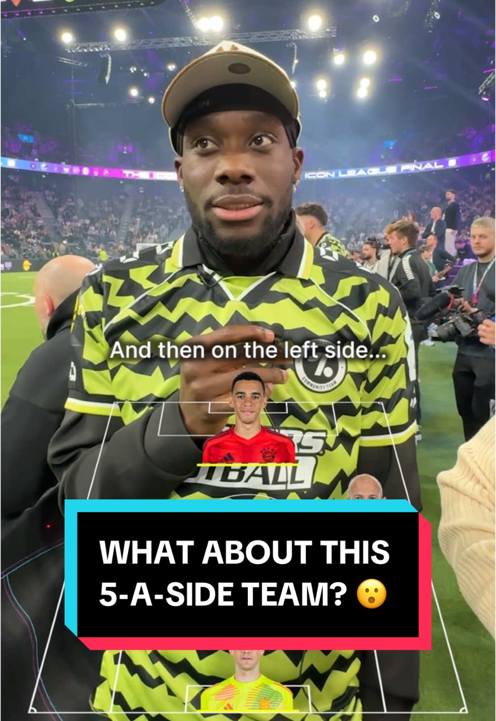 Alphonso Davies creates his ultimate 5-a-side to compete in Icon League 🖐️👀