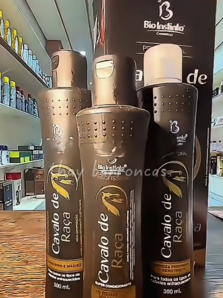 Cavalo de Raça Bio Instinto Transforme Seu Cabelo com Força e Brilho #cavaloderaça #kitcapilar #cabelossedosos 