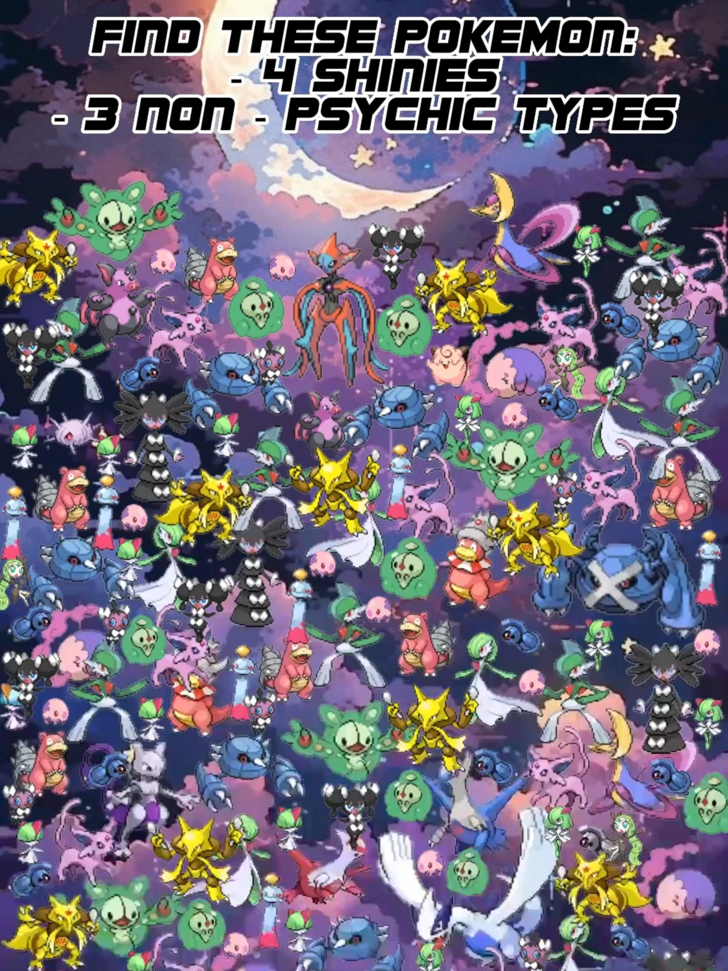 Find these Pokemon! #pokemon #pokemontiktok #challenge #puzzle #fyp #whosthatpokemon