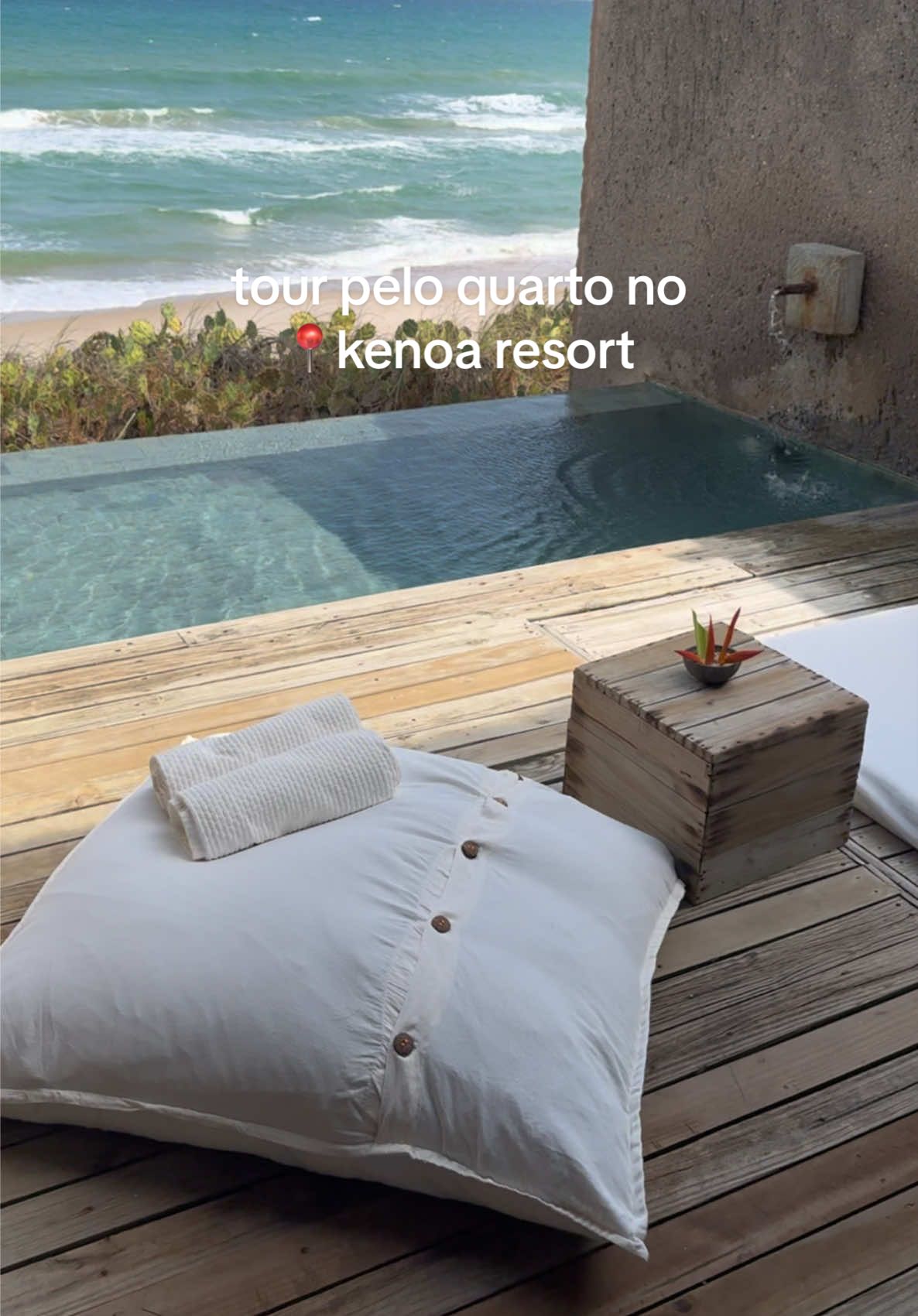 que maravilhoso poder viver experiências assim 🤍🤍🥹✨✨ se quiserem eu vou postando mais sobre o hotel! #viagens #hotel #kenoaresort #alagoas #kenoa 