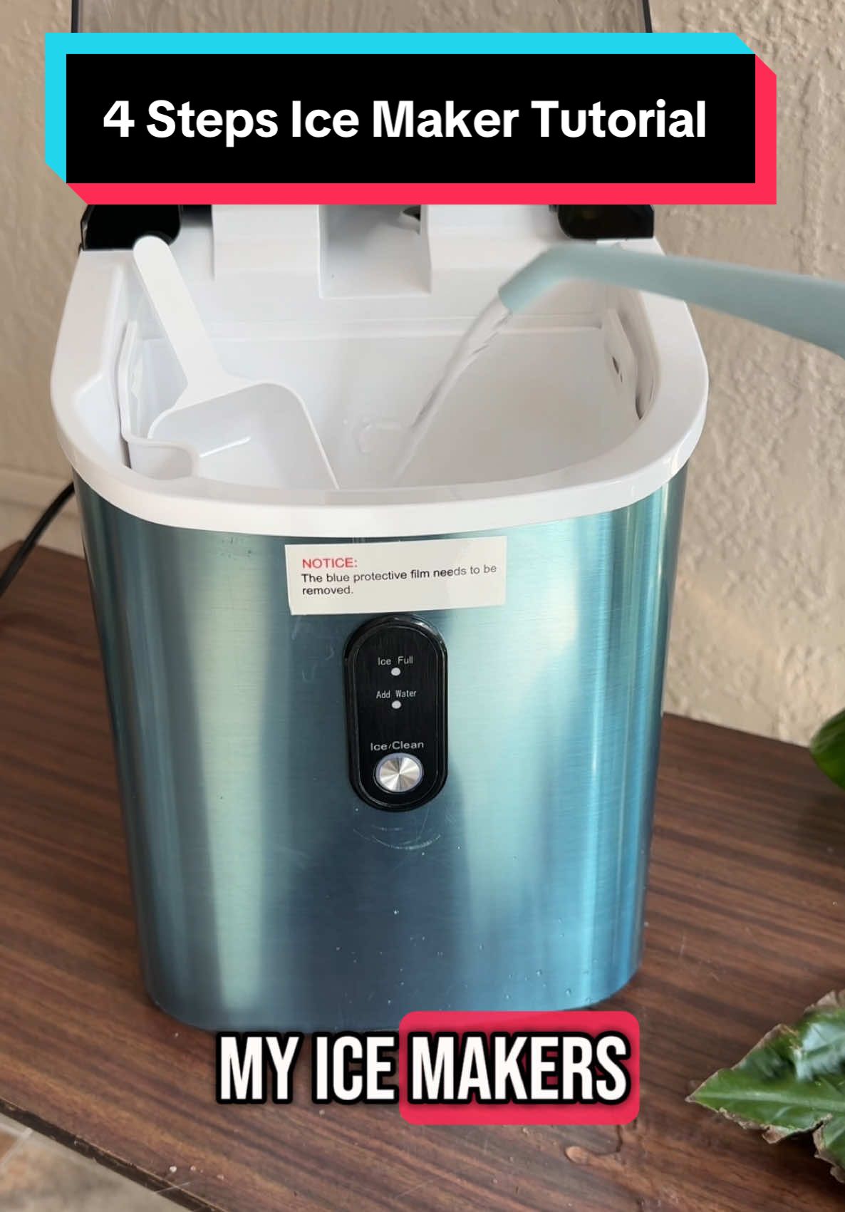 #creatorsearchinsights  Here’s the ice maker tutorial in 4 easy steps. #nuggetice #icemakermachine #icemachine #ttshop #tiktokshop 