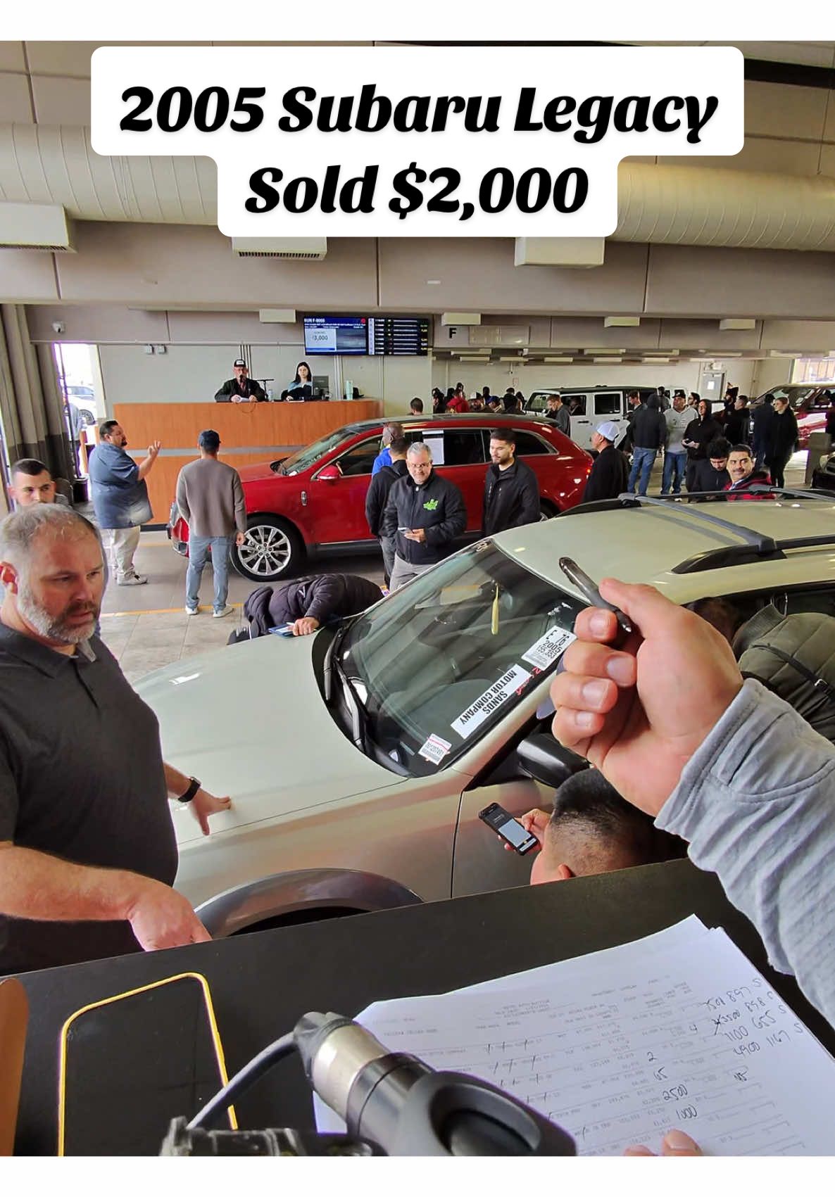 2005 Subaru Legacy $2,000 Sold #fyp #foryourpage #vinnythevoice #phoenixarizona #phoenix #fasttalker #sold #auctioneer #carauctions 