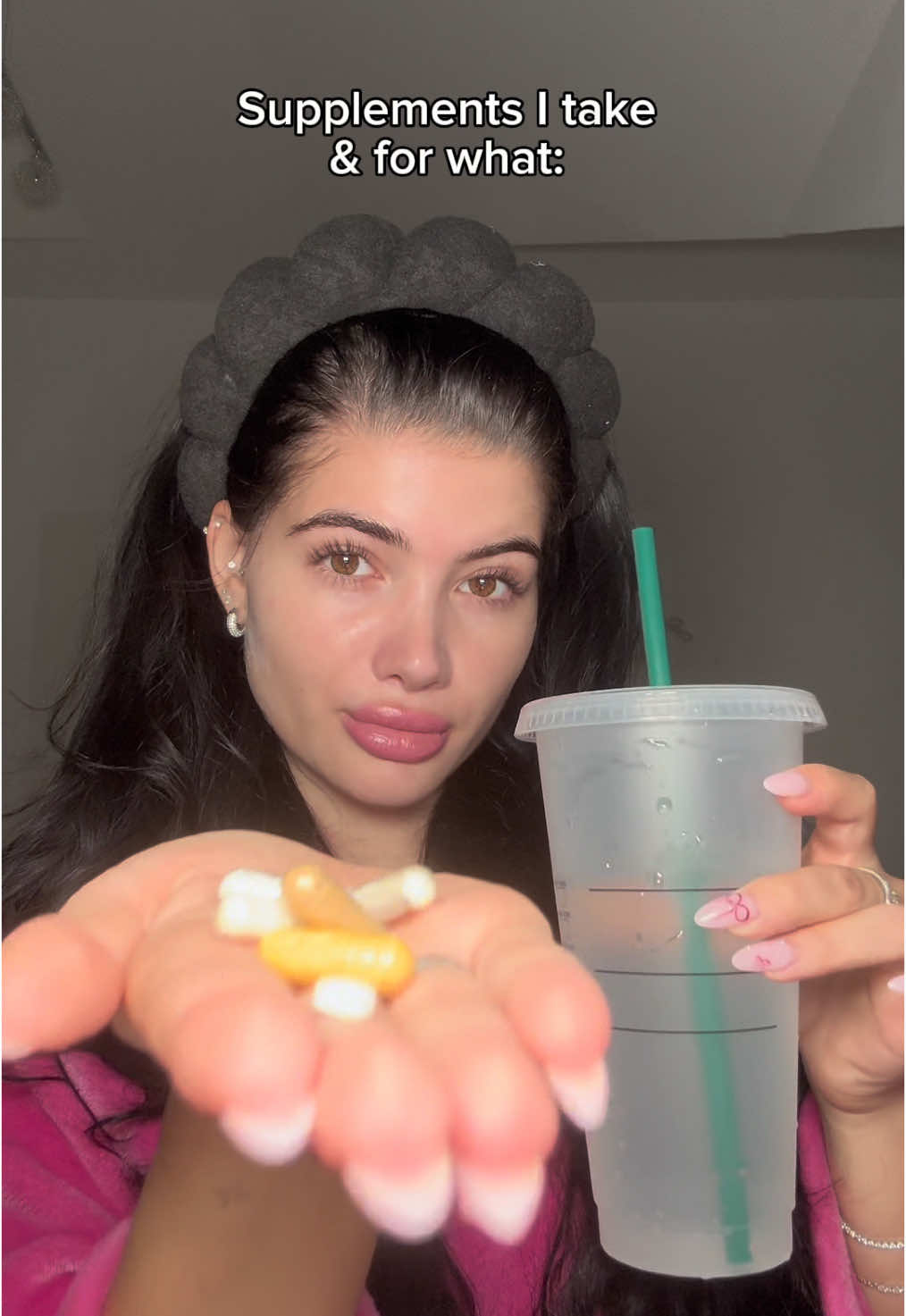 These are all of the supplements I take 💊✨🫶🏻 #fyp #skintok #hairtok #clearskin #beautytips #supplement #skincaretips #hairgrowthtips #foryou 
