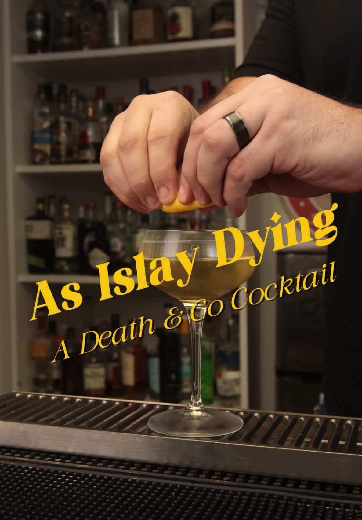 Peat lovers, this one’s for you. 🥃  The ‘As Islay Dying’ from Death & Co (shoutout to Matt Hunt for the genius) is the smoky, complex cocktail you didn’t know you needed.  From the book: “I love the simplicity of equal-parts cock-tails, like the Negroni or Naked and Famous. In this one, I was trying to marry an Islay gin and an Islay scotch, with the Génépy and absinthe tying everything on the midpalate. -M” This drink is the definition of bold, and let’s be real—your friends who swear by peated whiskey NEED to see this. Tag ’em, share it, and let’s turn some heads with this smoky masterpiece. ¾ ounce Laphroaig 10-year scotch ¾ ounce The Botanist gin ¾ ounce Dolin blanc vermouth ¾ ounce Dolin dry vermouth 1 teaspoon Dolin Génépy des Alpes liqueur 2 dashes absinthe Garnish: 1 lemon twist 📥 Save this for your next cocktail night, and don’t forget to follow for more killer recipes like this! #CocktailInspo #PeatedWhiskey #IslayScotch #SmokyCocktails #DeathandCo #ScotchWhiskey #HomeBartender #CocktailRecipes #WhiskeyLovers #CraftCocktails #bestdrinks #cocktai#cocktailrecipesi#cocktailsr #homebar#homebartending #fyp 