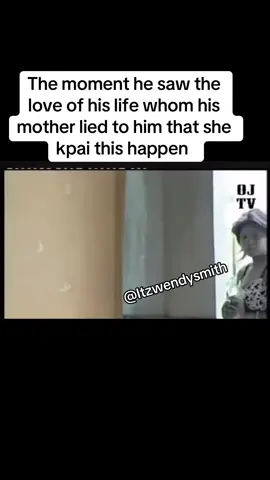 The moment he saw the love of his life whom his mother lied to him that she kpai this happen#itzwendysmith 
