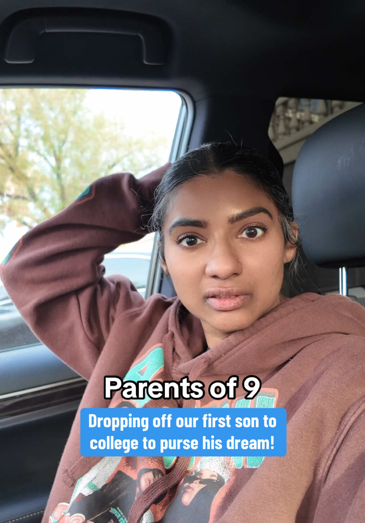 Dropping our first born off to college! Elijah has worked so hard to finally get here. Life tried to bring him down but he is fighting back! Being on the football field has been his dream since he first played tackle football when he was 9 years old. Tryouts are Friday and I know his skills are going to speak for themselves! #momof9 #collegelife #parents #fyp #firstborn 