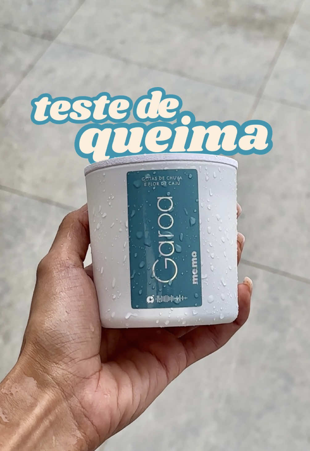 Resultado do teste de queima da vela com cheirinho de chuva 🌧️ da @usememo.br  Aproveita pra deixar aqui nos comentários o que você achou e qual a próxima review quer ver por aqui 👇 . . . #velasaromaticas #velaartesanal #velas #velasaromáticas #velaperfumada #velasartesanais #cursodevelas #review