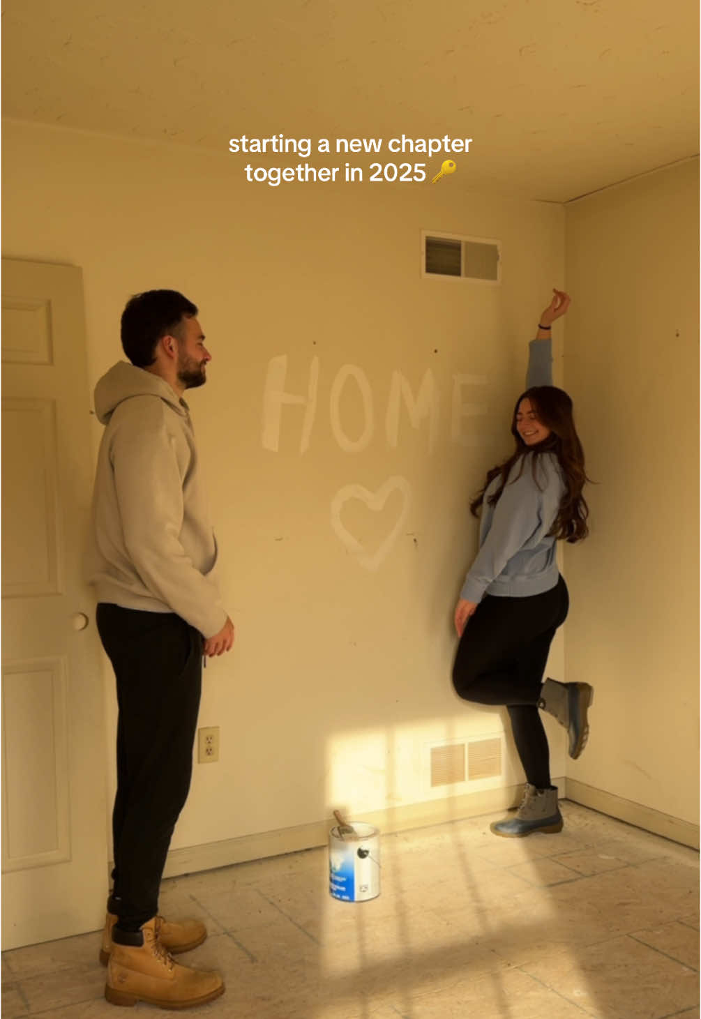Surprise! We bought a house! It’s a major fixer upper so I can’t wait to share all the house projects and our journey as we make this house our home 🥰🏠🔑  #fixerupper #newhomeowners #firsthome 