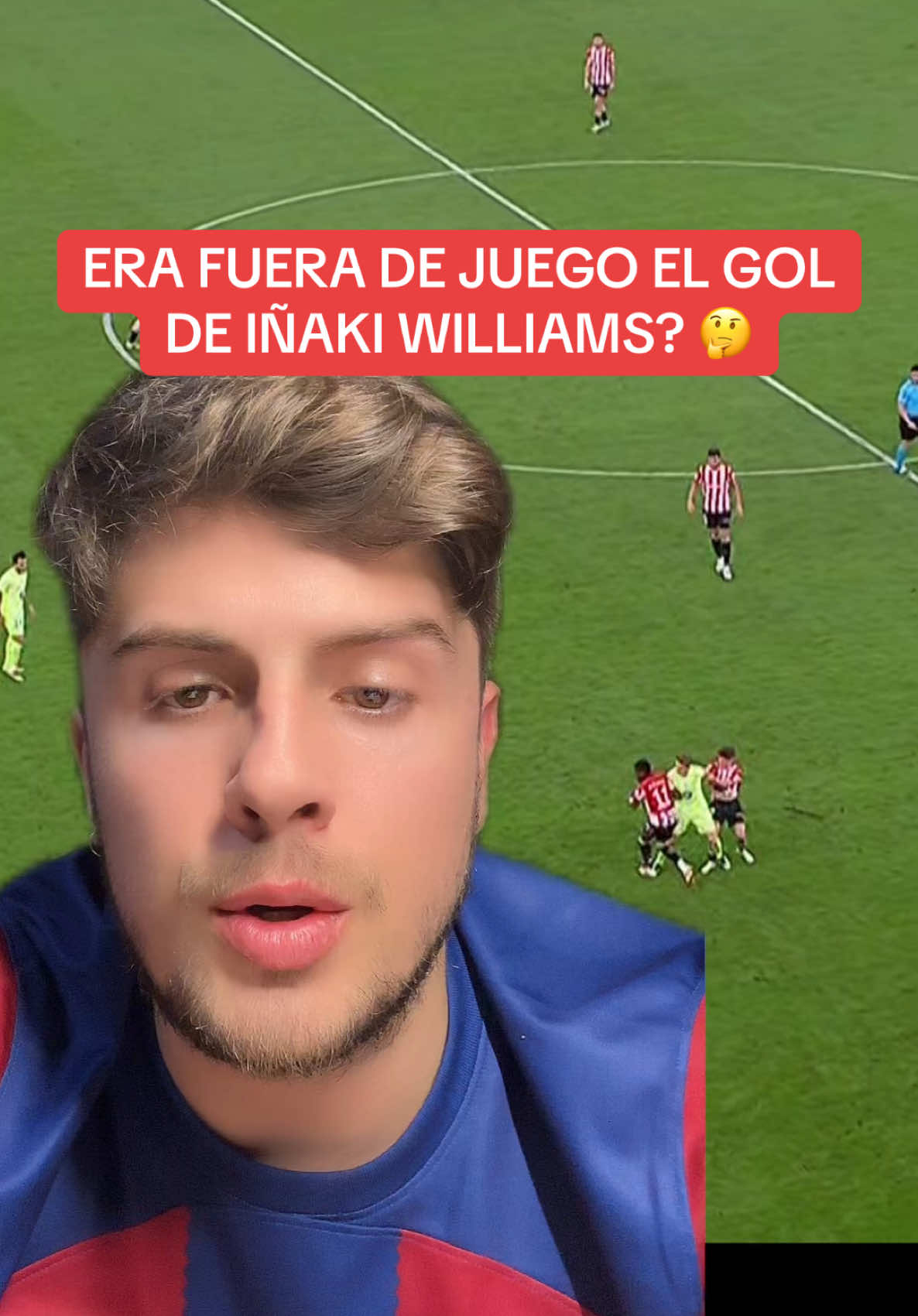 Era fuera de juego el gol de Iñaki Williams?🤔 #analisis #fueradejuego #athleticclub #fcb #supercopadeespaña #tiktokfootballacademy 