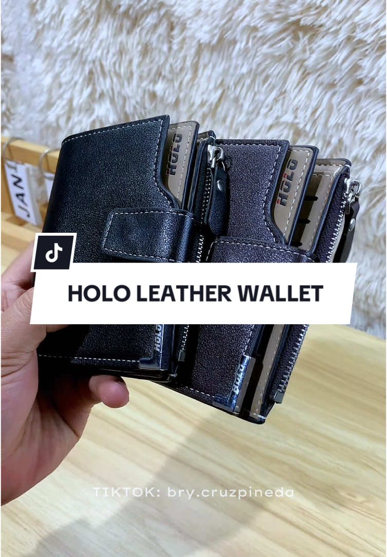 Available na ulit HOLO LEATHER WALLET! #hololeatherwallet #holowallet #holo #leatherwallet #wallet #menswallet #walletrecommendation #mensfashion #walletformen #leatherwalletformen 