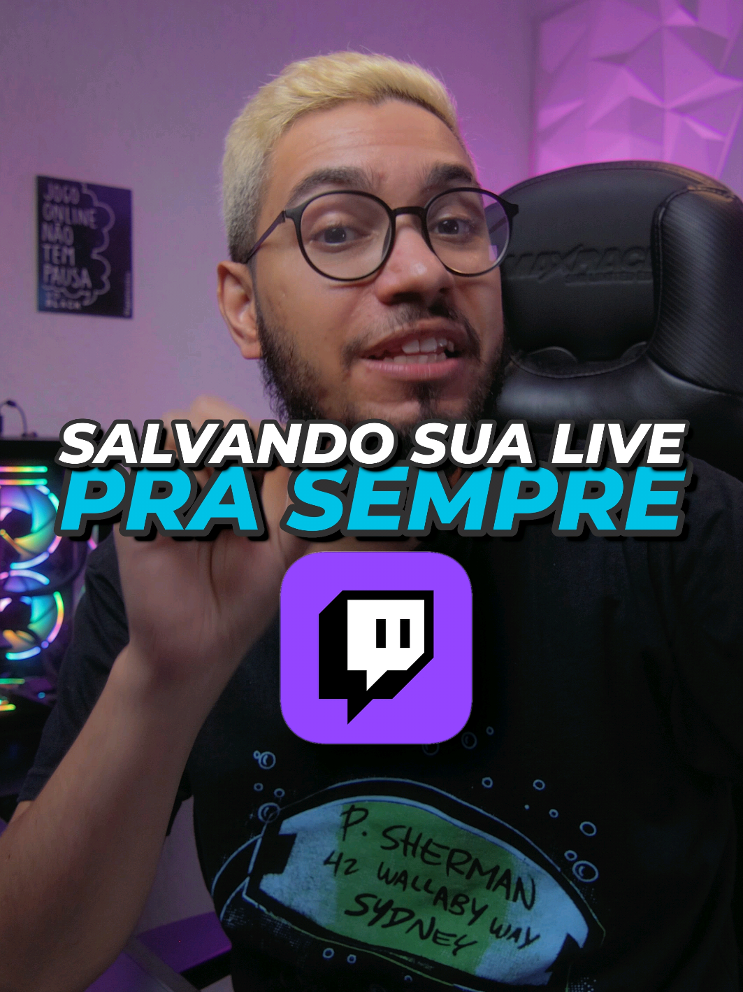 Como salvar sua live na twitch PRA SEMPRE?! #streamerbr #dicastwitch #criandocriadores #themurilove 