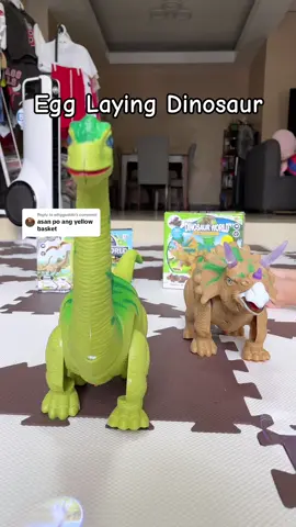 Replying to @eihggustilo Finally nag-restock na din etong electric egg laying dinosaur 🦖🥚 #fyp #dinosaur #kidstoys 