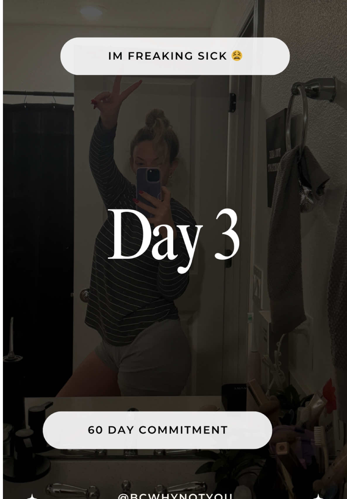 I woke up sick AF 😩 Getting sick the first month of the year is BS!! 🤬 . Proud of myself for getting this post done! 👏🏼😅 . Appreciating ALL thw WINS this YEAR!! What is something you’re proud of yourself so far this year?! #momof3 #60daycontentchallenge #boymom #sickday #60dayrun #creatorsearchinsights 