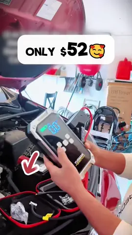 【5-in-1】9500A (ALL Gas, 12L Diesel) Portable Car Jump Starter with Air Compressor,  Car Battery Jump Starter with 150PSI Tire Inflator, 12V Battery Charger Jumper Box with LCD Display car battery batteryjumper jump starter car battery#9500 #jumpstart #jumpstarter #tiktokshopblackfriday #tiktokshopcybermonday #carjump #jumpbox #tireinflator #yusman #automotive  