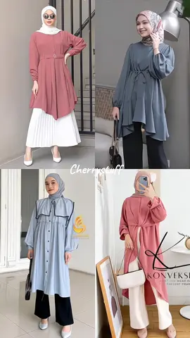 Tunik✨ #rekomendasioutfit #inspirasioutfit #ootdhijab #OOTD #spilloutfit #outfitideas #ootdfashion #fashiontiktok #koreanstyle #tunik #tunikkekinian #longtunik #fyp 