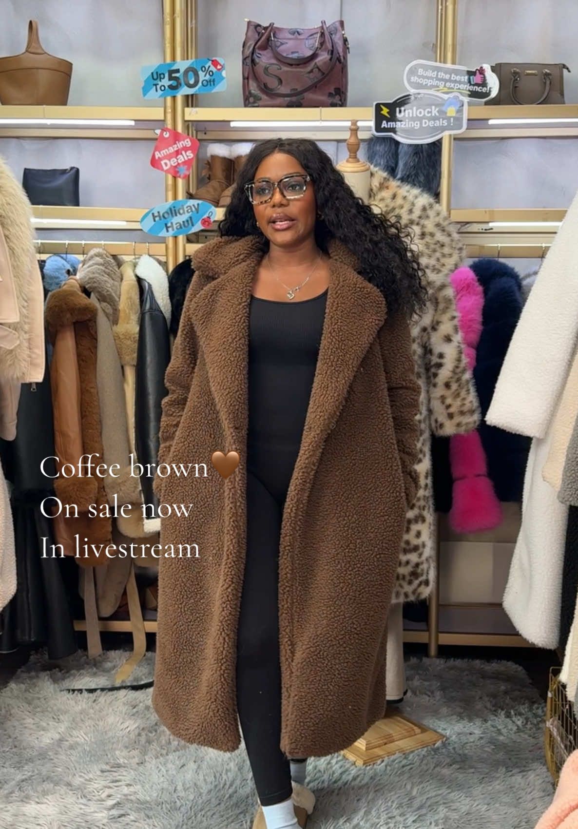 🫧 I love this coffee brown color🤎✨.  #zzh #womanfashion   #oldmoney #oldmoneyaesthetic #vintage #vintageinspired #retrostyle  #classicstyle #vintagevibes #elegantstyle  #vintagefashion #prettywoman #vintageaesthetic #occasionwear #oldmoneyaesthetic #tiktokshopcybermonday #spotlightfinds #viralvideo #vibe#vibess #gift #giftideas     #fashion #TikTokShopLastChance #TikTokShopNewYearNewAura #spotlightfindst #ValentinesDay #valentinesdaygift #valentine #girlsfriend #girlfriendgift #girlfriendgiftideas #fur #furcoat #teddy 