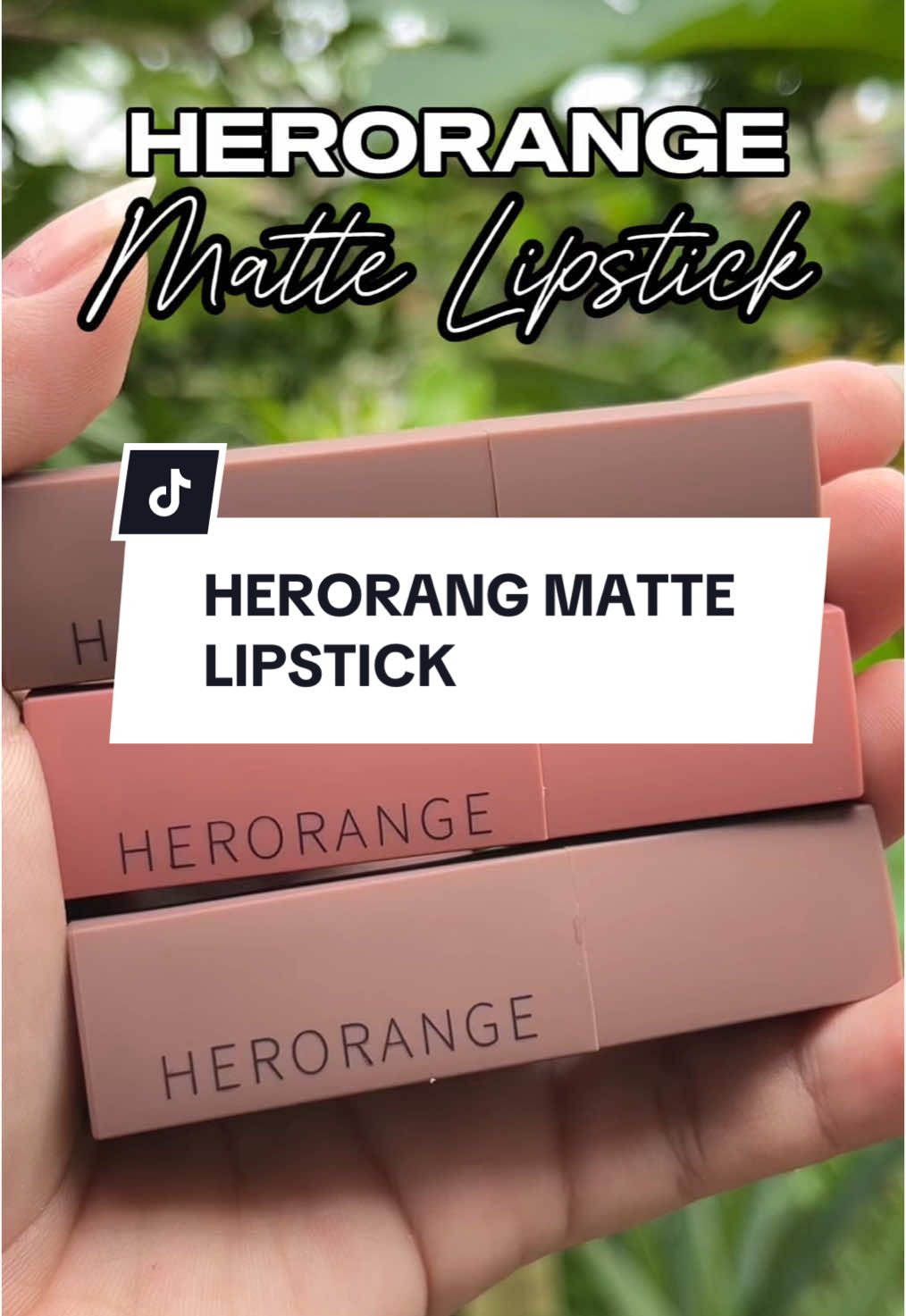 HERORANGE Matte Lipstick, Got my 3 shade! Loveit #mattelipstick #lipstick #herorange 