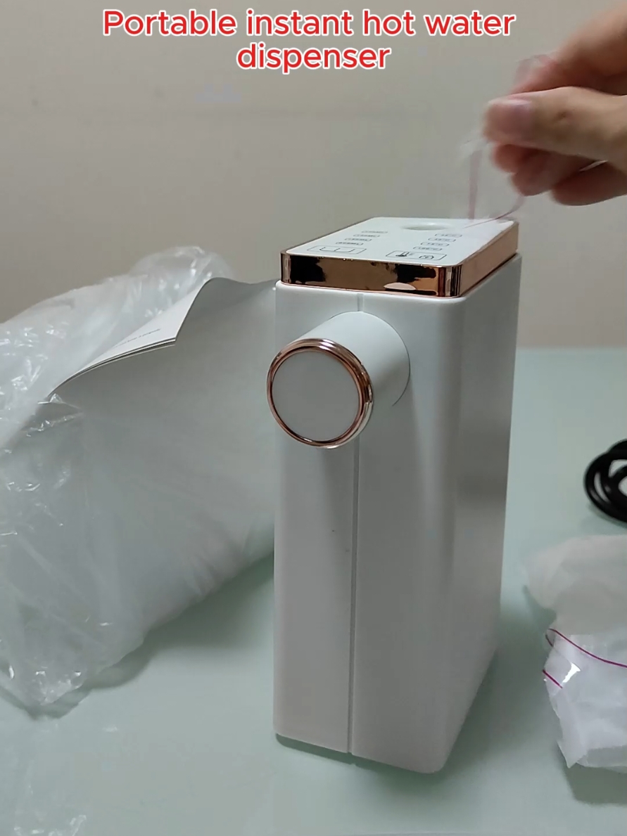Portable Instant Hot Water Dispenser With 4 Temperature Home Office Mini Electric Automatic Smart 3s#tiktokshopsgsale #sgbrandweek #weeklywedrush #createtowin #fyp 