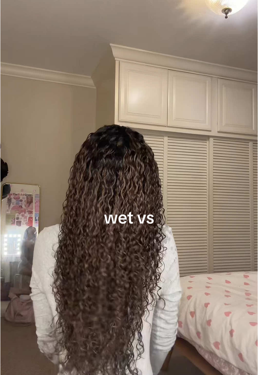 wet vs dry curls 😜 #curlyhair #fypシ゚viral 