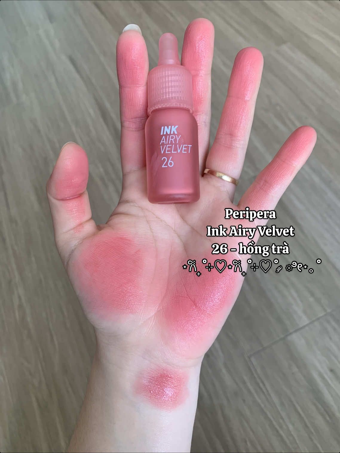 ˚˖1 màu son hồng làm base siu đẹp INK AIRY VELVET MÀU 26 𓍢ִ໋🌷͙֒✧˚.🎀༘⋆  #peripera #sonmoi #sontint #sondep #inkvelvet #inkairyvelvet #inkairy #inkairy26 #viral #sonmoi #xh #fyp 