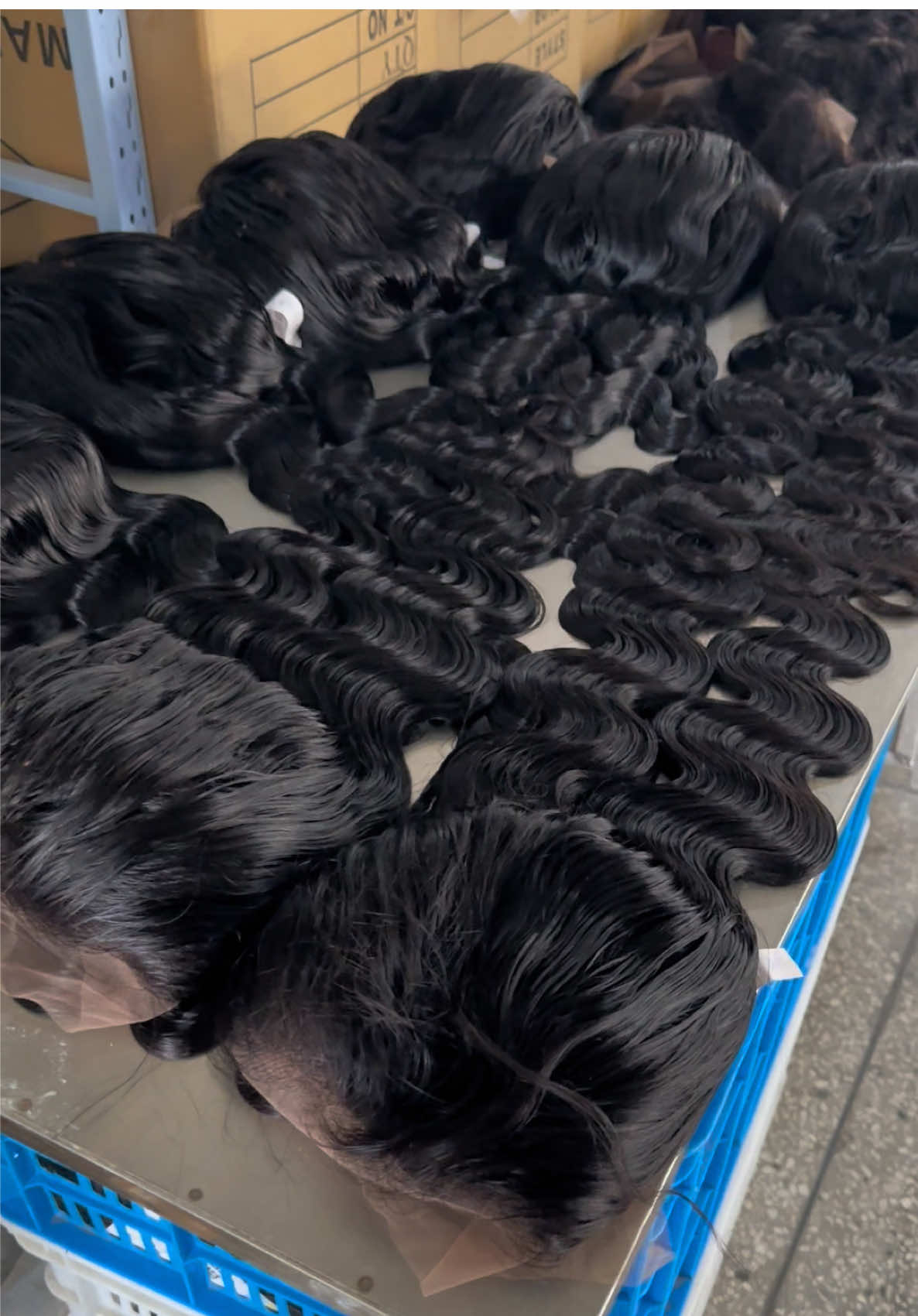 Human hair factory looking for you😍😍#wigfactory #prebleachedknots #wholesalewigseller #wiginfluencer #influencers #factorywigs #fyp #wig #bodyhair 