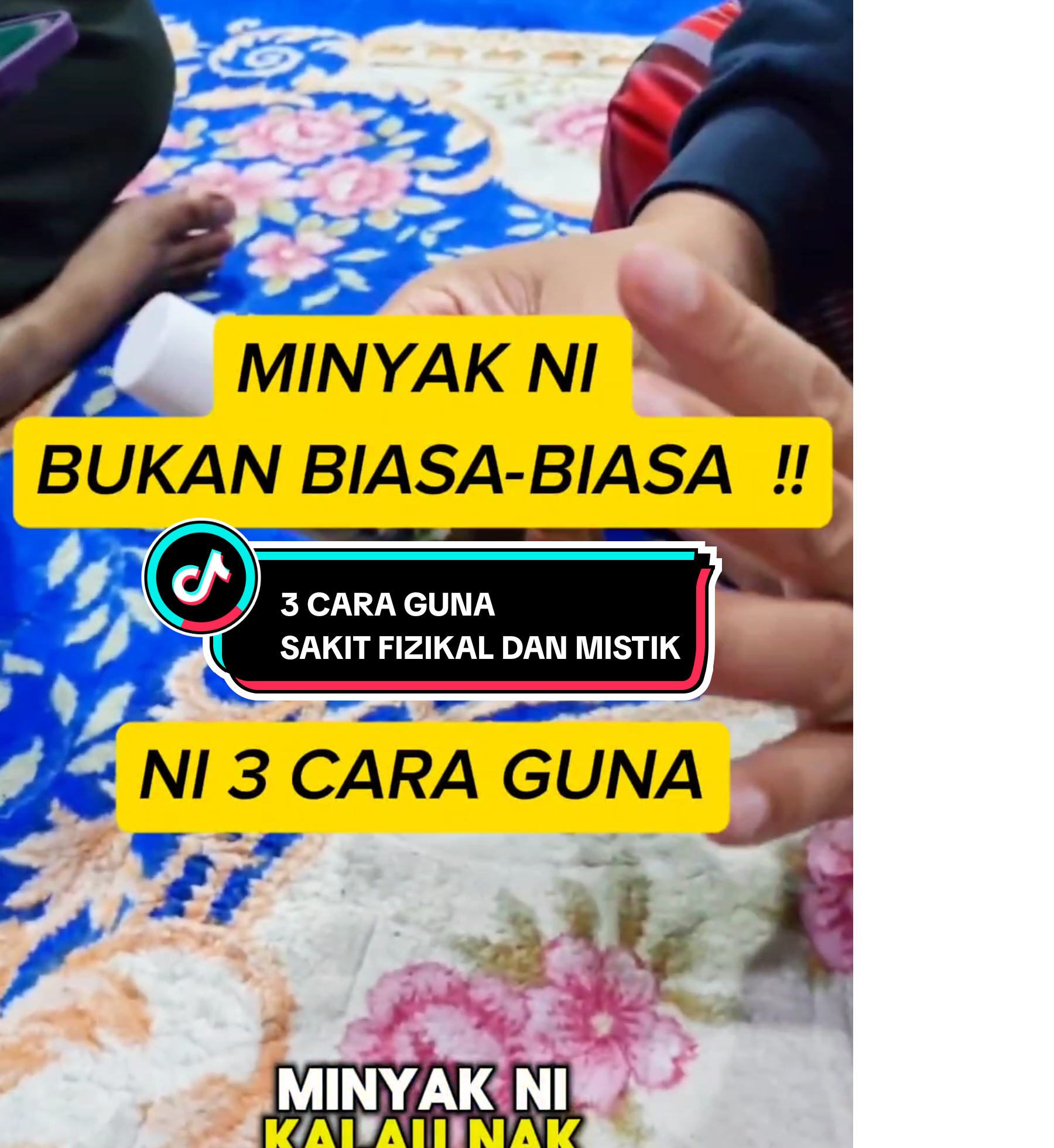 3 cara guna minyak tajrid senduduk putih liar ni .  kakak abang atau mak ayah yang ada sakit sendi , otot , bengkak , masalah mistik dan sebagainya boleh ikhtiar pakai minyak ni . Minyak tajrid TELAH DIRUQYAH OLEH PERAWAT ISLAM .  Jadi kepada yang ada masalah fizikal atau mistik boleh komen dibawah kalau ada apa-apa soalan .  PEMBELIAN ?? KLIK BEG KUNING DIBAWAH SEKARANGG !!! 👇🏻👇🏻🫡 #sakitsarafsendi #minyaksendisaraf #sakitototsendi #lenguhsendi #lenguhpinggang #minyakherba #minyaktajridsendudukputihliar #sakiturat #sakitsendi #susahtidurmalam #minyakoriginal #pagarrumah #sakitkepala #migrain #tumitpecah #sakittumitkaki 