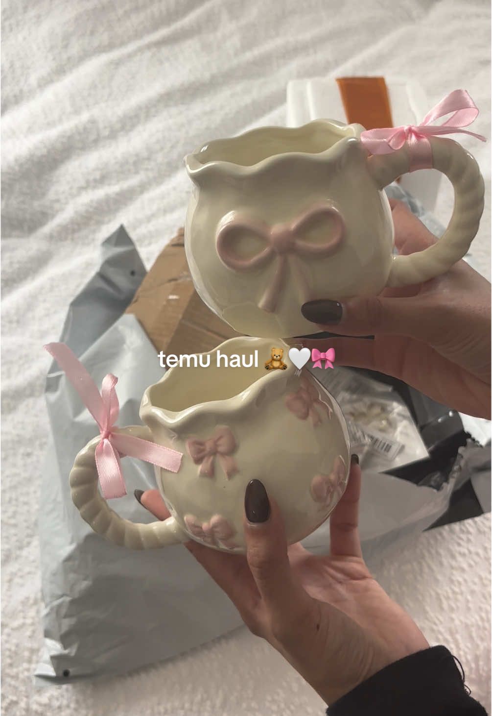 use my code acx338196 for 30% off #temuhaul #temu #girly #temufinds #girlyhaul #cutetemufinds #unboxing #haul #temucodes #mug #sheinhaul 