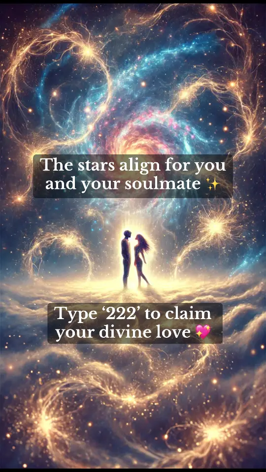 When the universe brings two souls together, magic unfolds. Affirm it with me – your soulmate is on their way. #divineconnection #soulmatelove #manifestlove #cosmicenergy #divinelove #spiritualjourney #soulsinunion #type222 #loa #manifesting #manifest #manifestation #specificperson #soulmate #TrueLove #lawofattraction #lawofassumption #affirmations #affirmation #affirmationsdaily #newyear #2025 #fyp #lovemessages #divinelove #sacredlove #cosmiclove