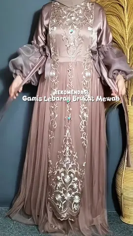 cuakeeep pooll😍pas bgt dipake buat lebaran nanti atau kondangan mantan🤭🫵 #gamis  #gamisbrukat  #gamiskondangan  #gamislebaran  #gamiscantik  #promo22 #fyp 