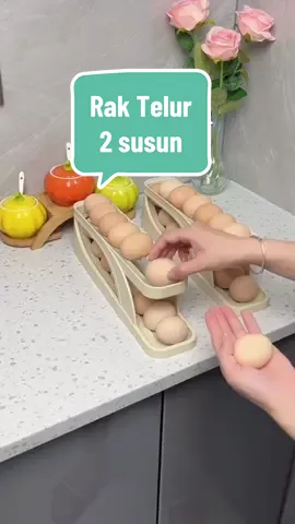 Telur aman, kulkas rapi, hidup jadi lebih gampang! Pake rak telur 2 susun, dijamin anti ribet. Yuk, upgrade kulkas kamu sekarang! 🥚✨ Hashtags: #RakTelur #KulkasRapi #TelurAntiRibet #DapurPraktis #TipsDapur #RakTelur2Susun #RumahRapi #KulkasEstetik 
