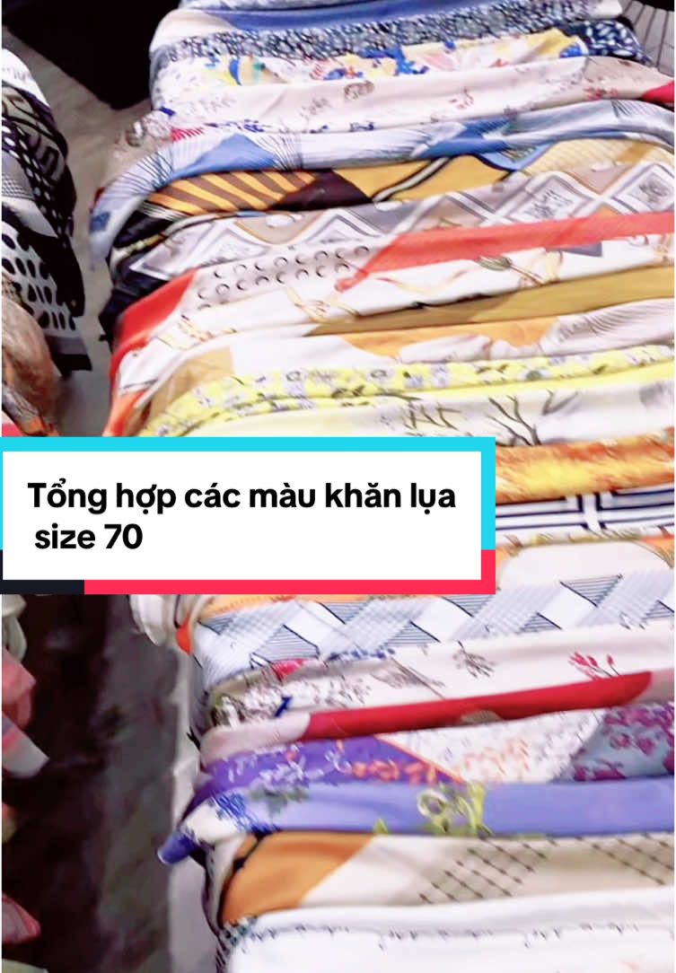 Cứu cứu các chị ơi! Khăn Nhiều màu, giá tại xưởng#khanlua #khoacaikhan #khanquangco #xuhuong