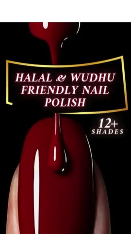 Saba Halal & Wudhu Friendly Nail Polish - 100% Halal certified - Wudhu & Solat friendly - French Technology - Stylish & Long Lasting - 12+ Vibrant Colors #Nail #nailart #breathablenailpolish #nailtutorial #wudhufriendly #solatfriendly #halalnailpolish #halal #singaporenails #vegan #vegannailpolish #wudhufriendlynailpolish #nailpolish #sabapersonalcare #personalcare #beautymakeup #solat #wudu #wudufriendly #nails #nailinspo #manicuresdotiktok #cuticle #muslimah #muslimgirl