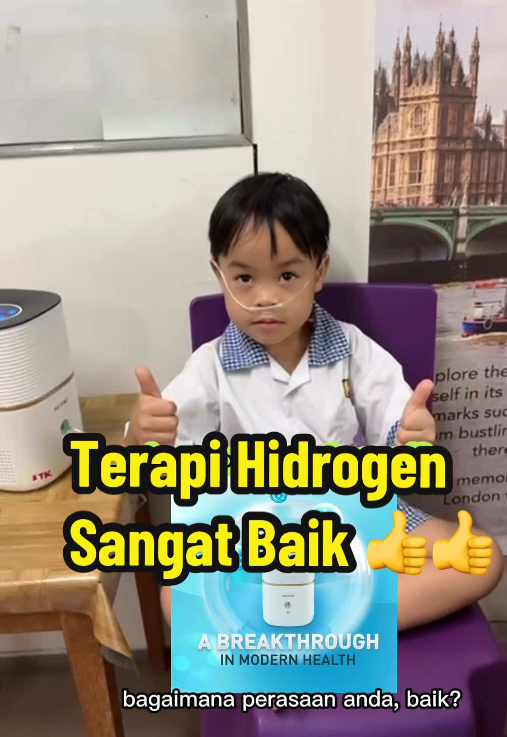 Hydrogen Inhaler umumnya selamat untuk kanak-kanak kecil dan warga emas kerana ia memberikan gas hidrogen tulen tanpa kesan sampingan yang berbahaya. Ia tidak invasif dan direka untuk meningkatkan kesihatan dengan mengurangkan tekanan oksidatif dan keradangan dalam badan. Untuk kanak-kanak kecil, ia boleh: 	•	Menyokong fungsi imun yang lebih baik. 	•	Membantu masalah seperti alahan, asma, atau keletihan. Untuk warga emas, ia boleh: 	•	Meningkatkan kesihatan sendi dan melegakan kesakitan kronik. 	•	Meningkatkan tahap tenaga dan kesejahteraan keseluruhan.