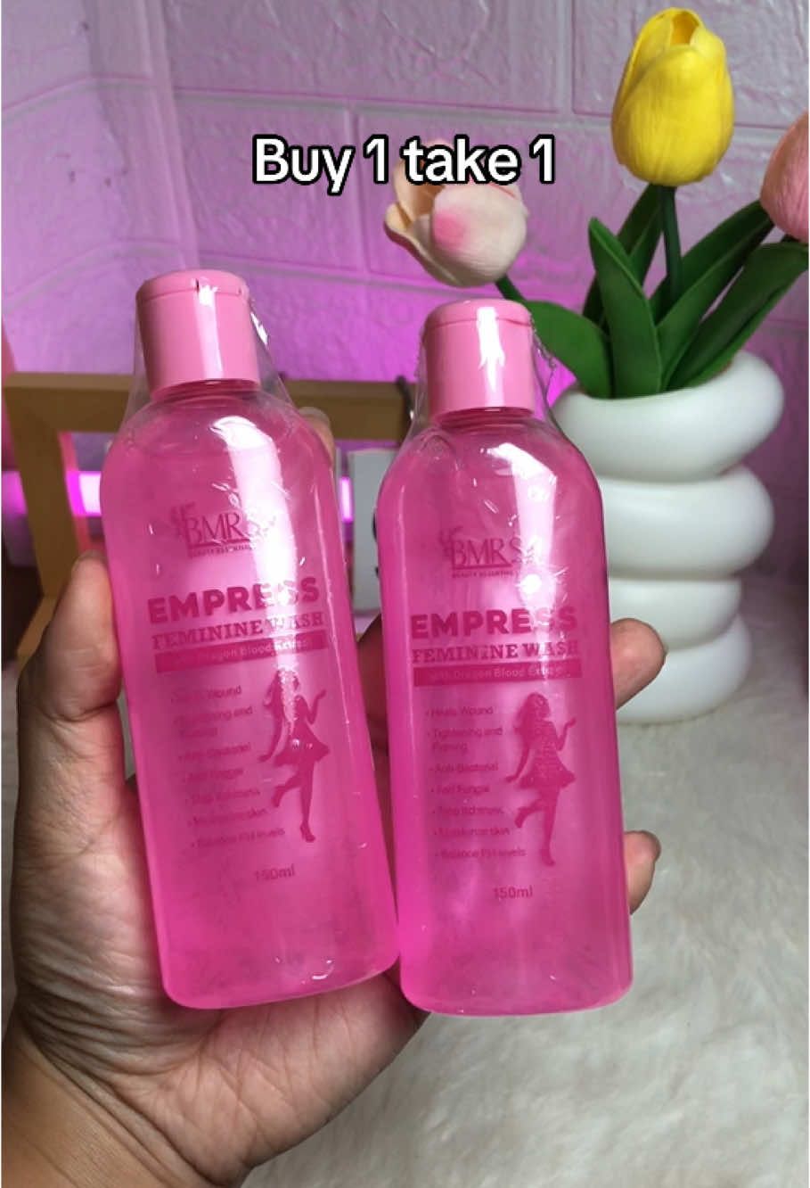 Naka Buy 1 take 1 ngayon Guys #femininewash #femininehygiene #femininecare #bmrsfemininewash #empressfemininewash 