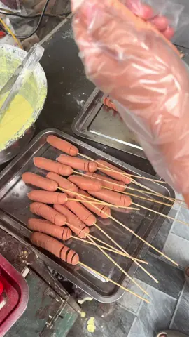 Xúc xích lốc xoáy nhà e tự làm cực ngon ak#chấtlượng #xuhuongtiktok 