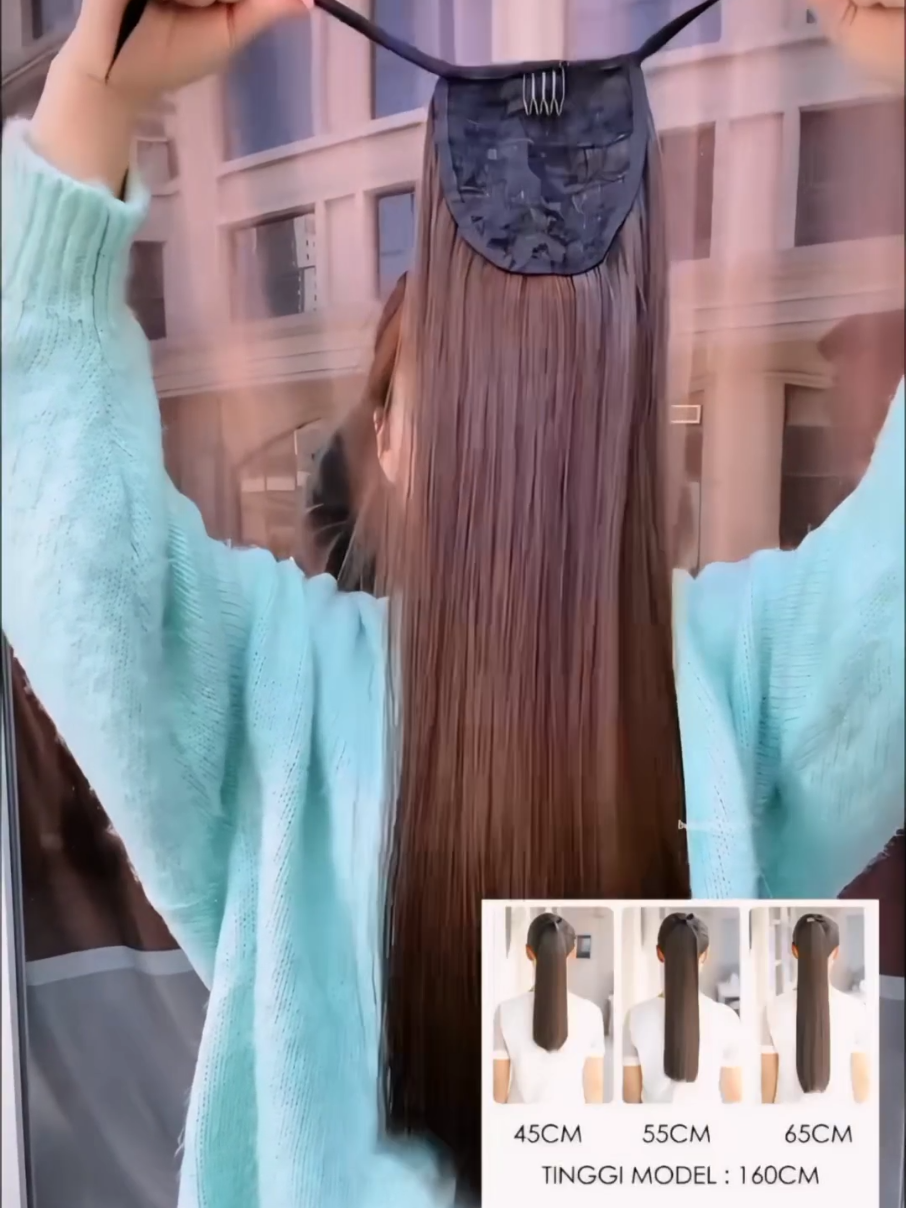 hair clip ponytail ikat lurus #rambutcantik #hairclip #rambutmaksimal #fyp 