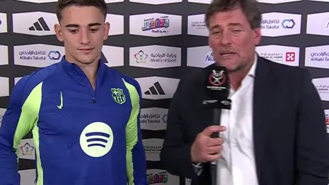 Entrevista de ontem do Gavi pós jogo, depois de marcar o primeiro gol e dar a assistência pro segundo!!  #pablogavi #gavi #fcbarcelona #viralvideo #viraliza #foryou #fy #entregatiktok 